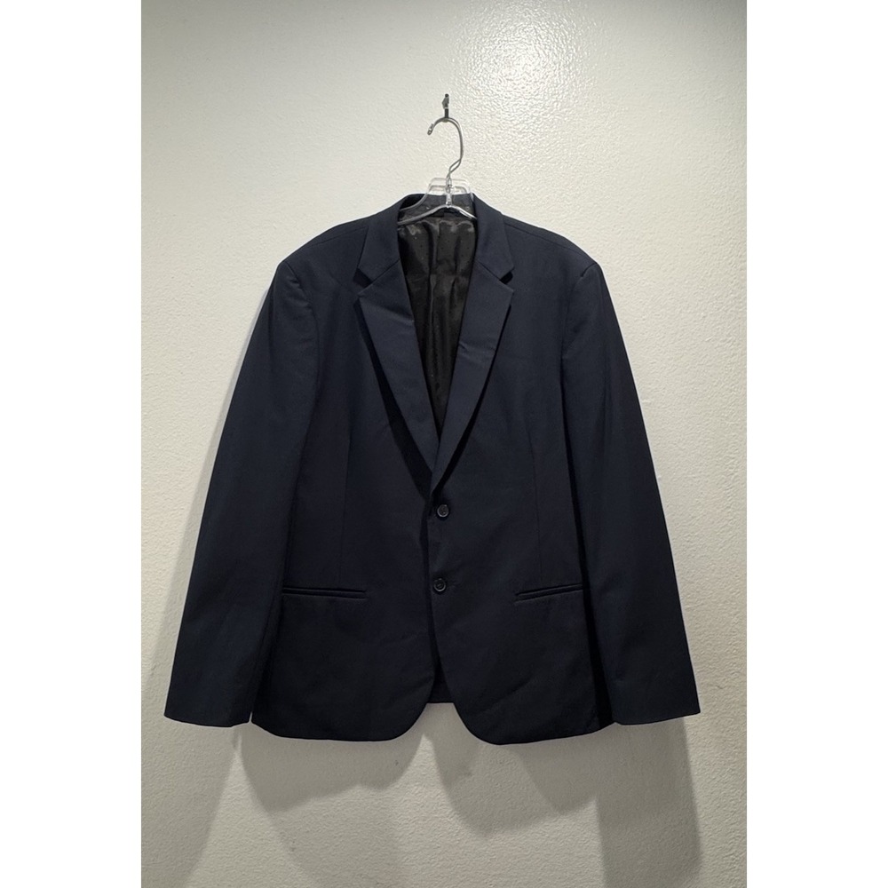 J Crew Destination Performance Navy Blue Blazer Mens Size 44 Preppy Capsule Work